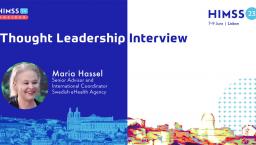 Maria Hassel, Swedish eHealth Agency's international coordinator